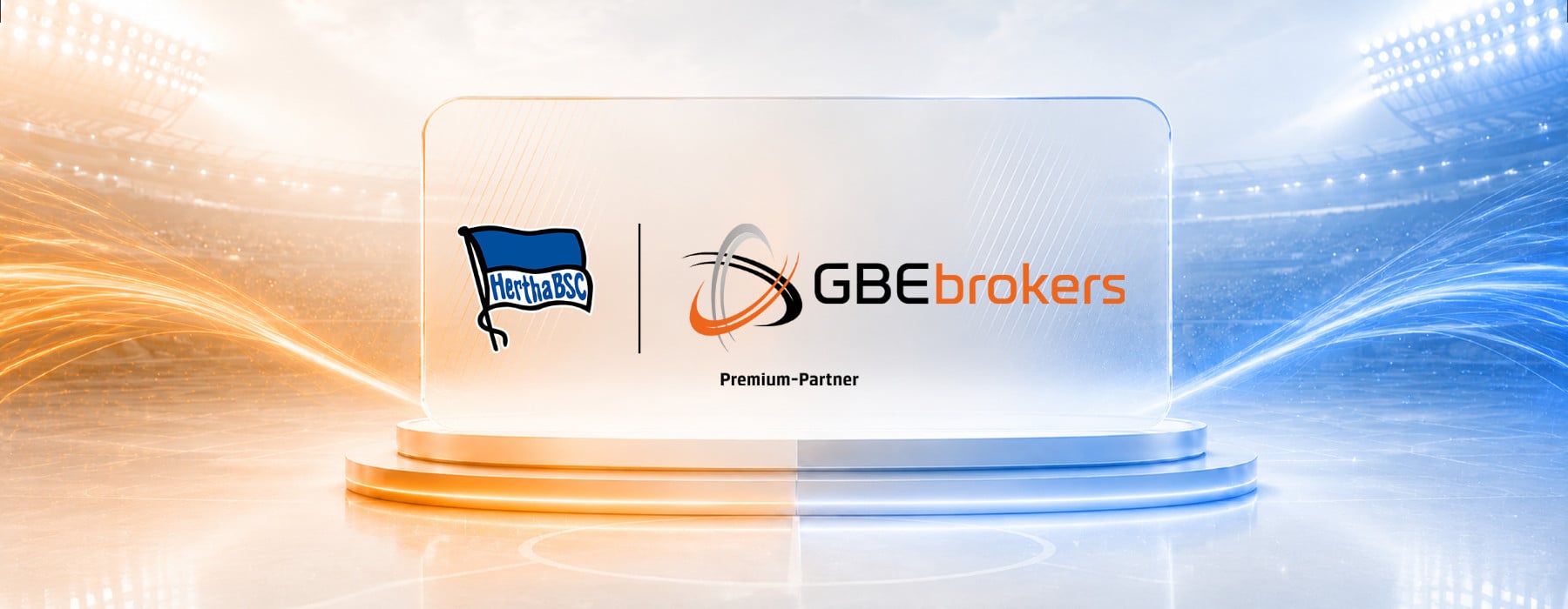GBE brokers becomes a premium partner of Hertha BSC.